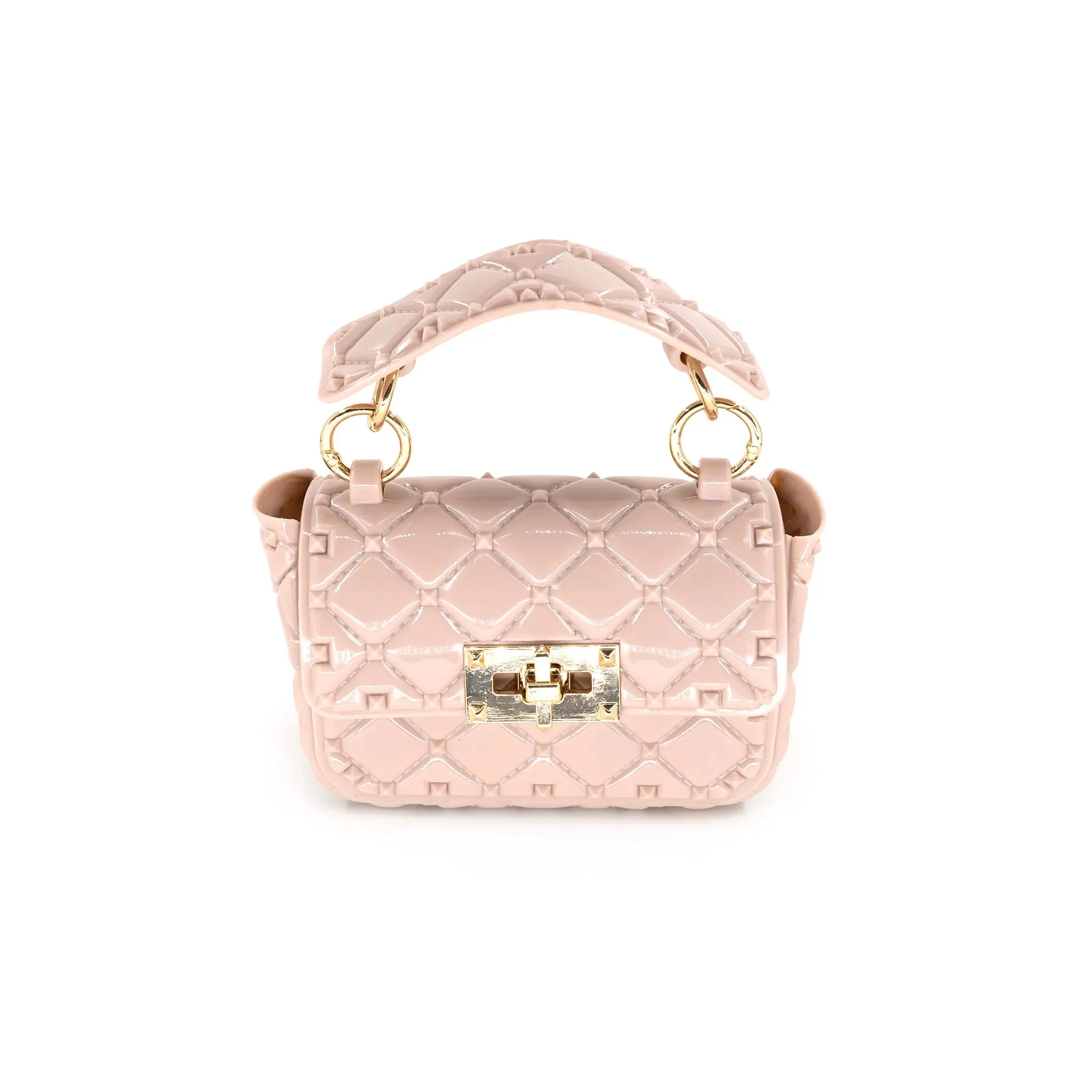 Quilted Jelly Purse - Baby Pink