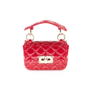 Quilted Jelly Purse - Red