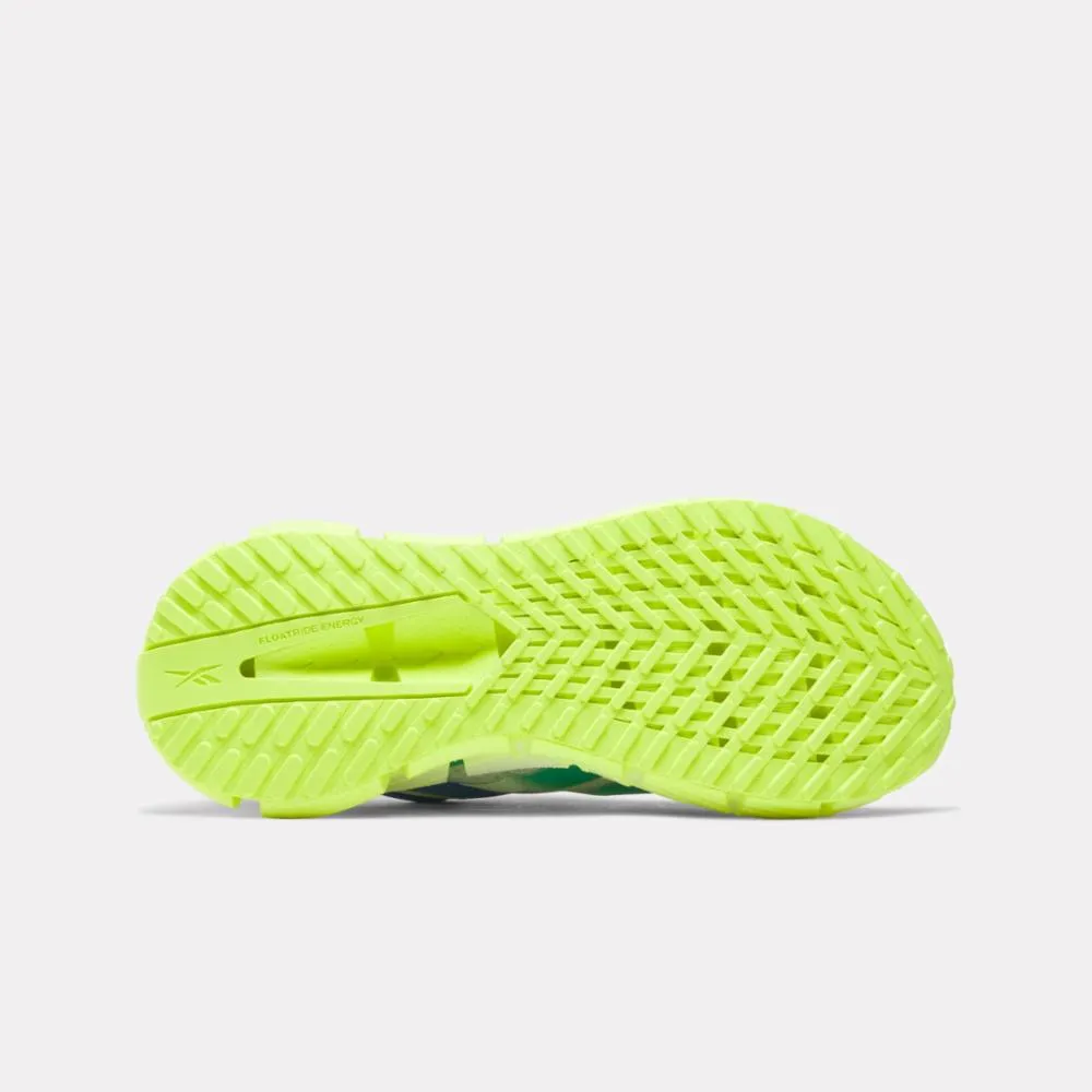 Reebok Footwear Women FloatZig 1 Running Shoes WHITE/UNLEASHED GREEN/DIGITAL