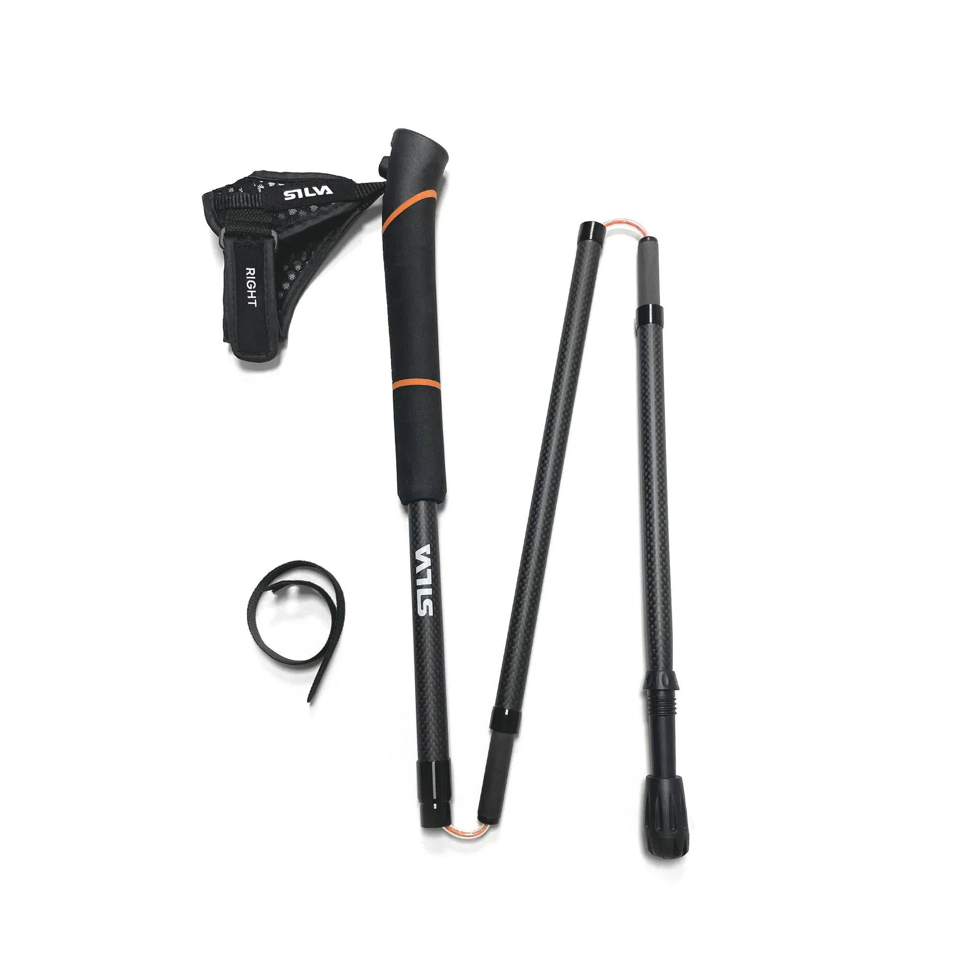 Running poles carbon 105 cm