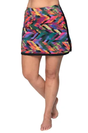 Running Riot Swim Skort with Hidden Shorts 16" - Chlorine Proof