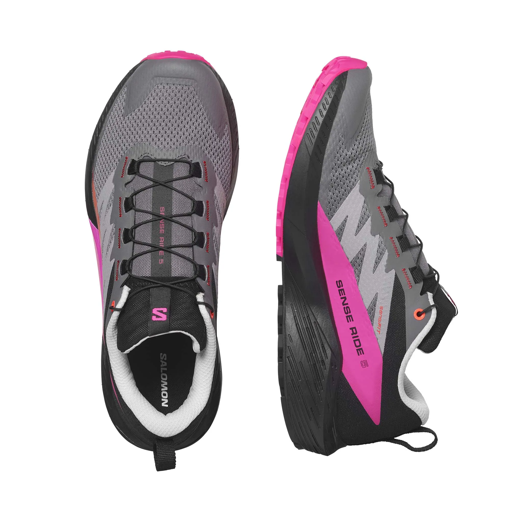 Salomon | Men's Sense Ride 5 Running Shoes - Plum Kitten