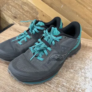 Saucony - Women's Peregrine 11 Trail Running Shoes - MSRP comp $160: Teal / Grey-women-W7.5