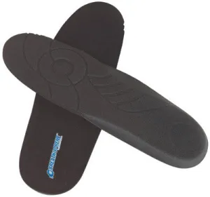 Servus By Honeywell Size 11 Black 3 3/4" X 1" X 11 3/4" Breath-O-Prene Replacement Insole With Built-In Heel Cup And Arch Support