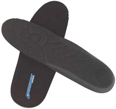 Servus By Rocky Brand Size 10 Black 3 3/4" X 1" X 11 3/8" Breath-O-Prene Replacement Insole With Built-In Heel Cup And Arch Support