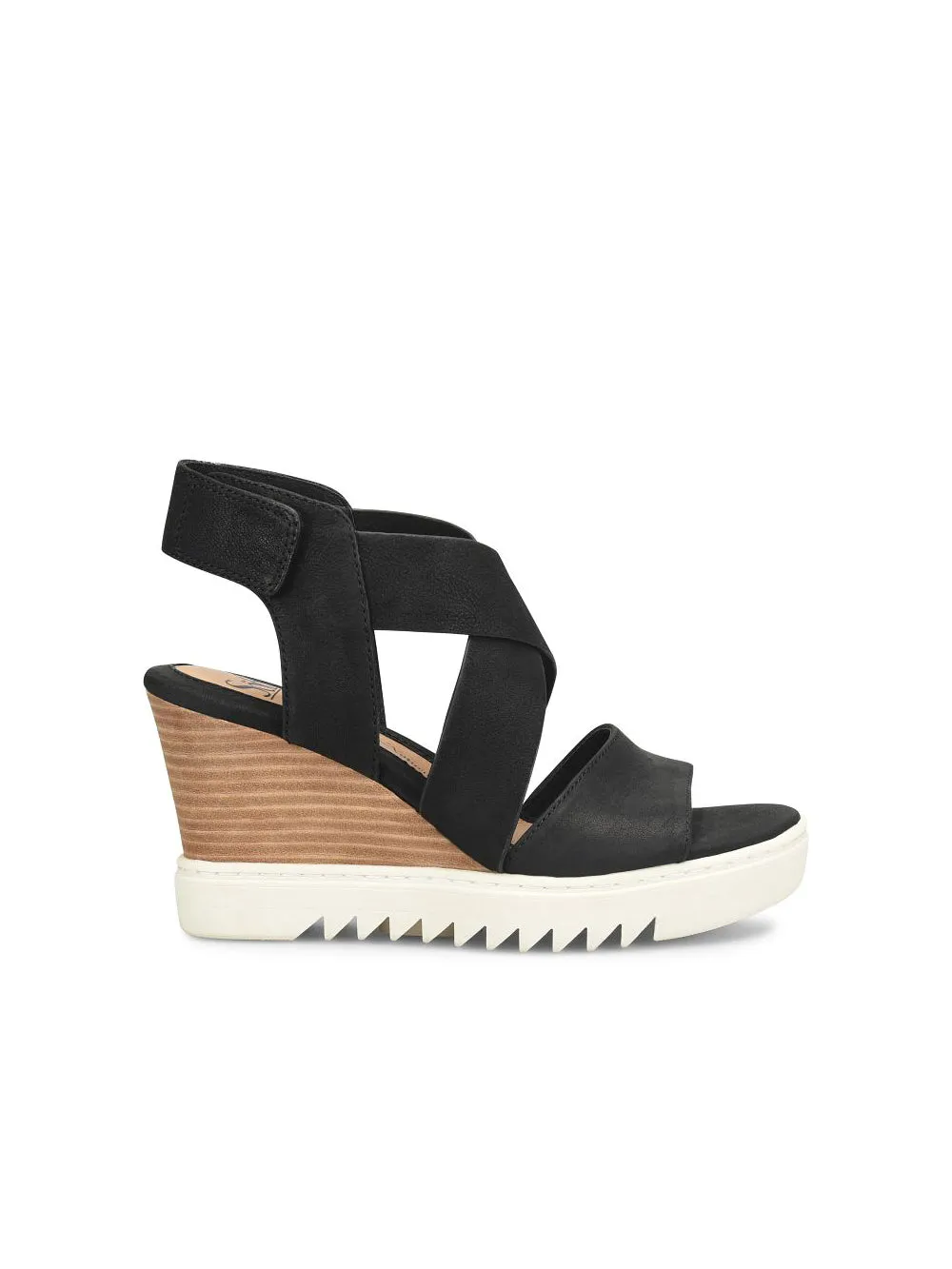 Söfft Uxley Criss-Cross Wedge Sandal