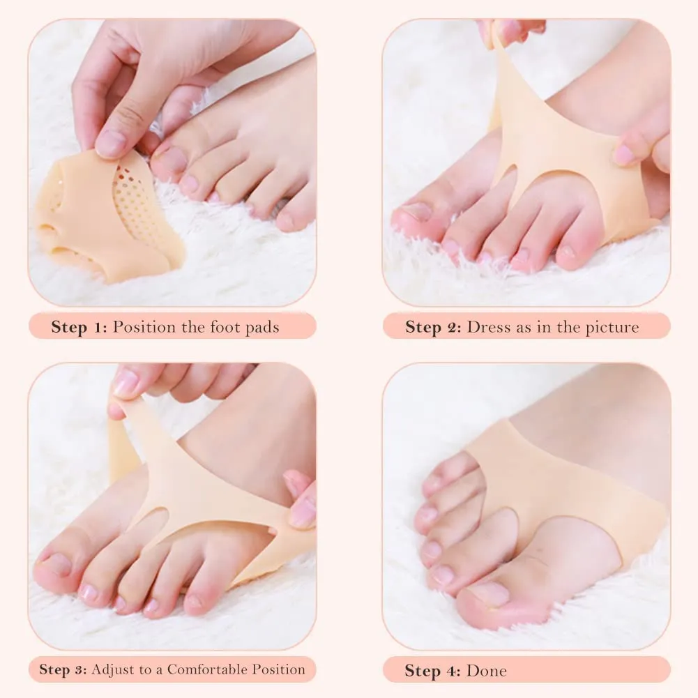 Silicone Honeycomb Foot Pads and Heel Crack Socks Feet Skin Care