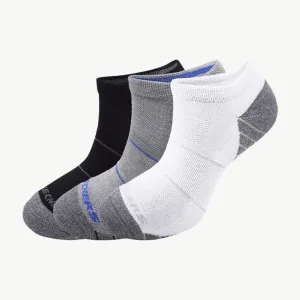 skechers 3 Pairs Extended Terry Low Cut Men's Socks