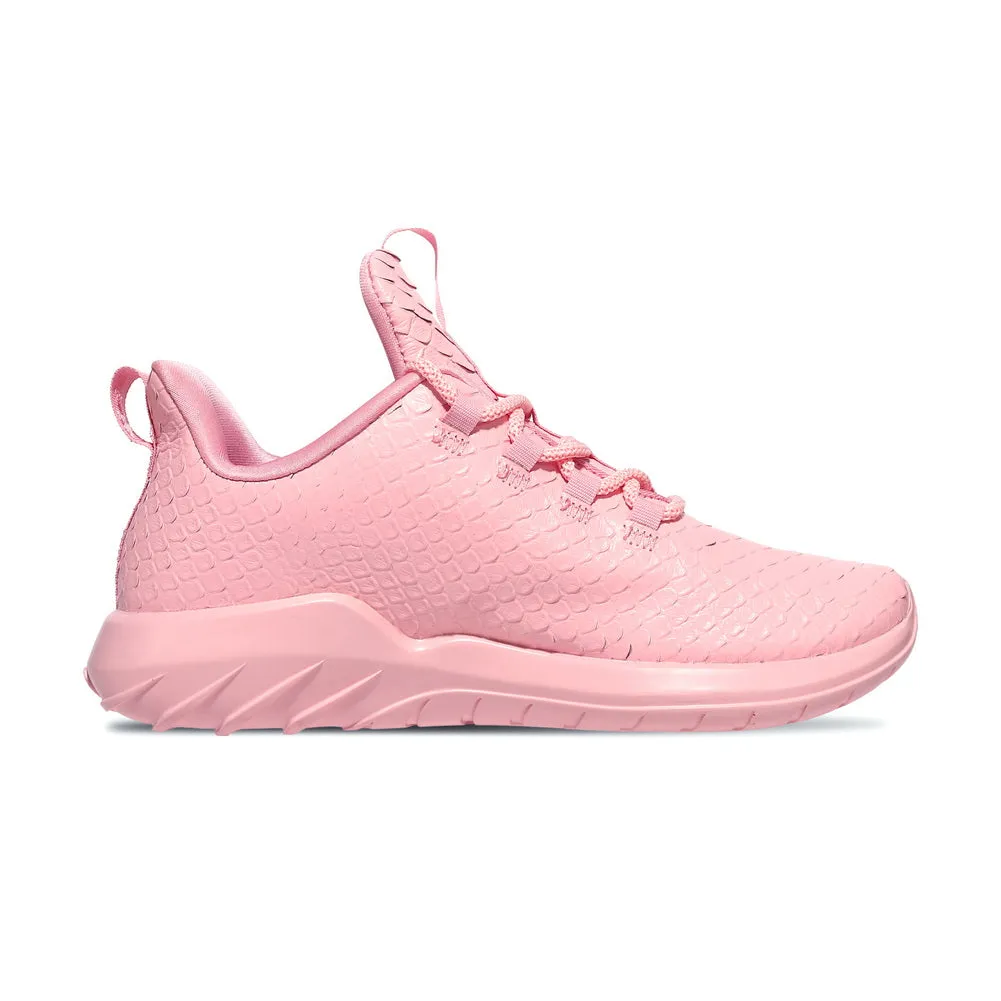 Soulsfeng DJ Colleen Shannon Snake Scale Sneaker Pink