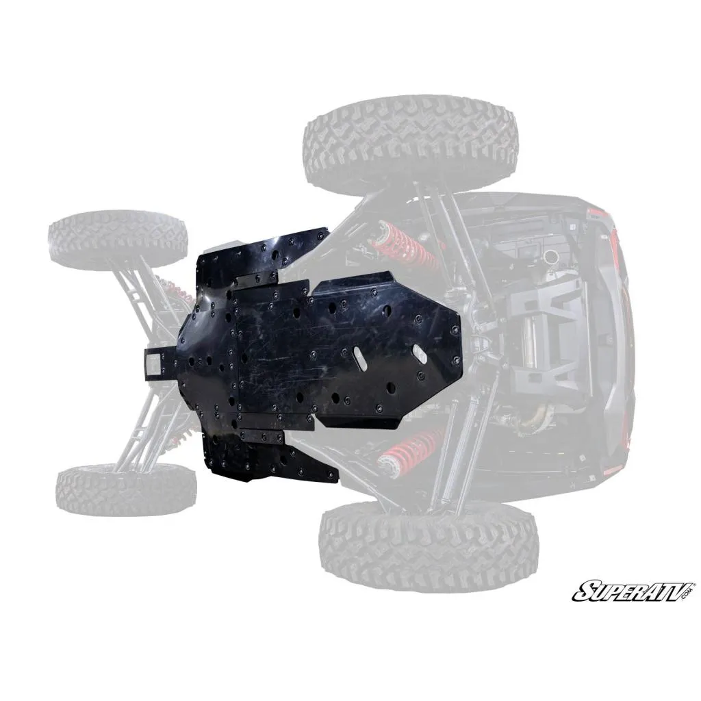 SuperATV Polaris RZR XP Turbo S Full Skid Plate