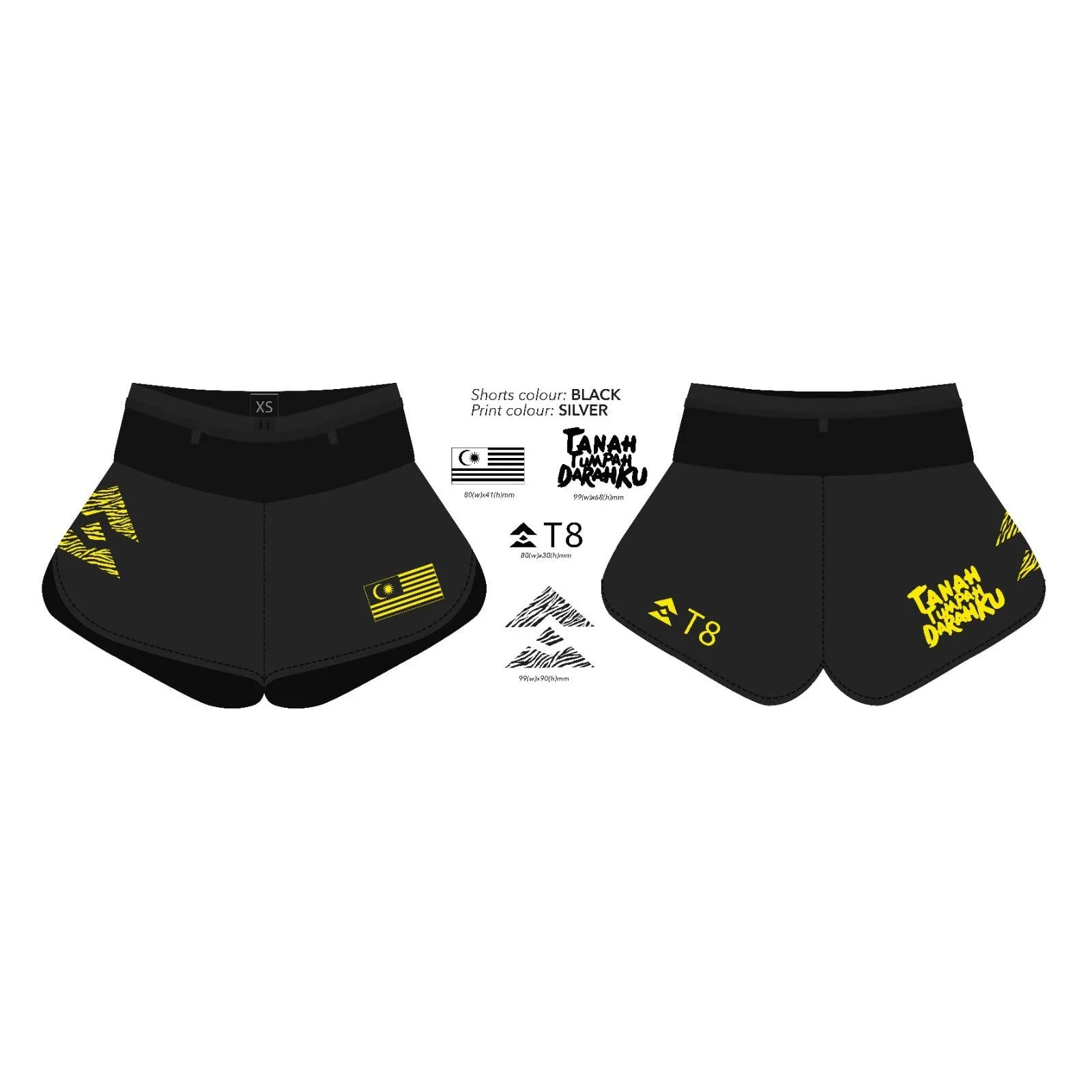 T8 Women's Sherpa Shorts v2 (Malaysia 2023 Edition)