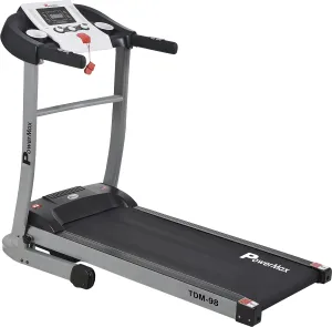 TDM-98 (3.5HP Peak) Motorized Treadmill for Home Use | 12 Pre-Set Max Pro Workout Session ?Max Speed 10/hr | Max User Weight 100 kg | Foldbable ?Free Installation Assistance | DIY (Do it Yourself)