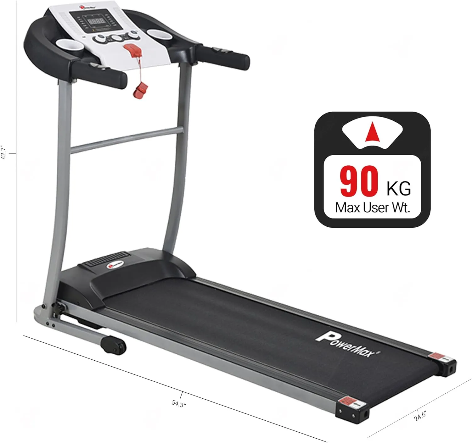 TDM-98 (3.5HP Peak) Motorized Treadmill for Home Use | 12 Pre-Set Max Pro Workout Session ?Max Speed 10/hr | Max User Weight 100 kg | Foldbable ?Free Installation Assistance | DIY (Do it Yourself)