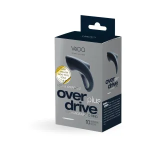 VeDO Overdrive  Rechargeable Vibrating Ring - Just Black