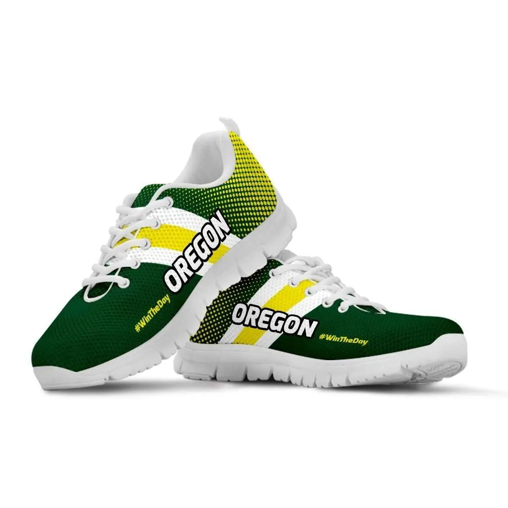 #WinTheDay Oregon Fan Mesh Fabric Running Shoes