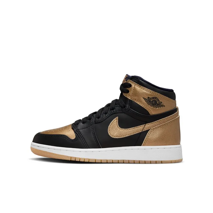 Y Air Jordan 1 High OG "Black and Gold" FD1437-071